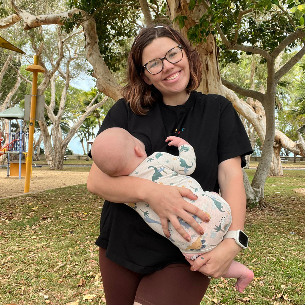 Black Breastfeeding Tee