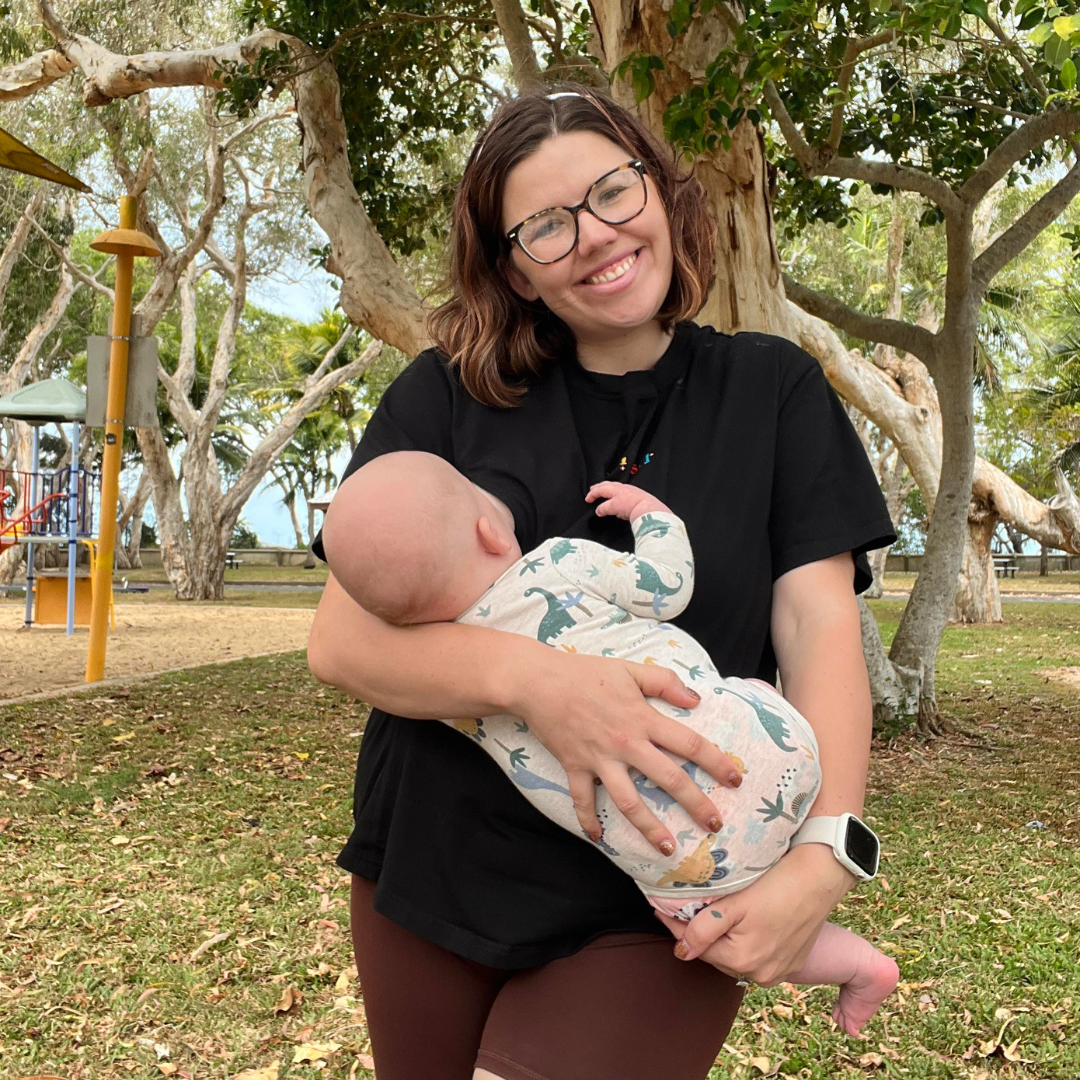 Black Breastfeeding Tee