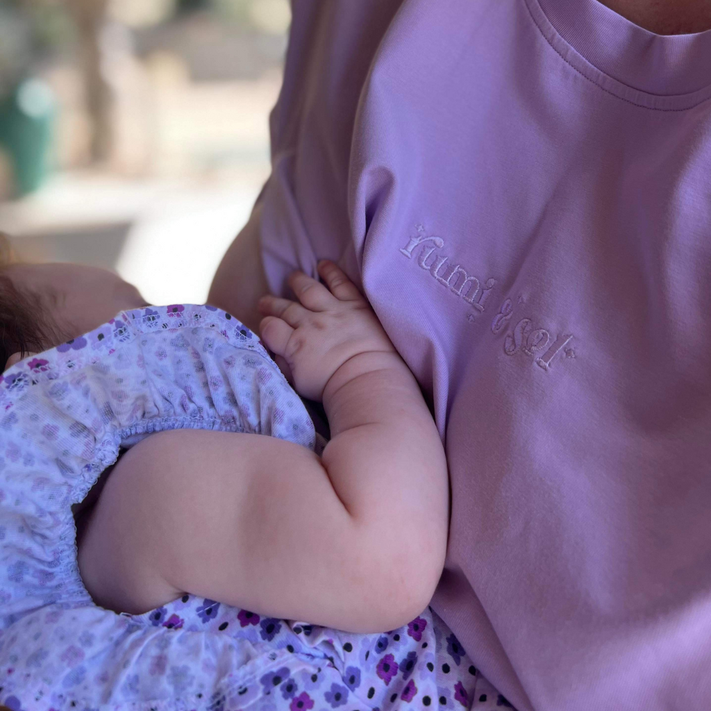 Purple Breastfeeding Tee