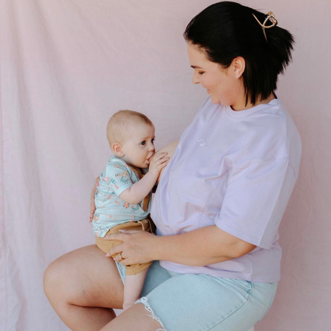 Purple Breastfeeding Tee