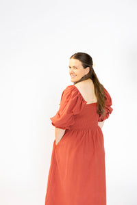 Tiffany Dress - Rust