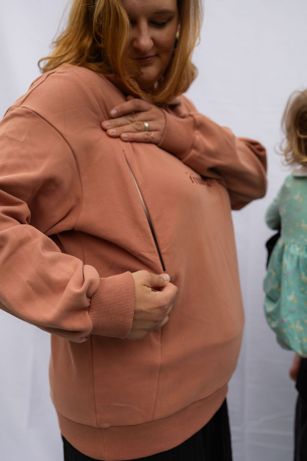 Rust Breastfeeding Jumper