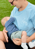 Powder Blue Breastfeeding Tee - Rumi and SolRumi and SolShirts