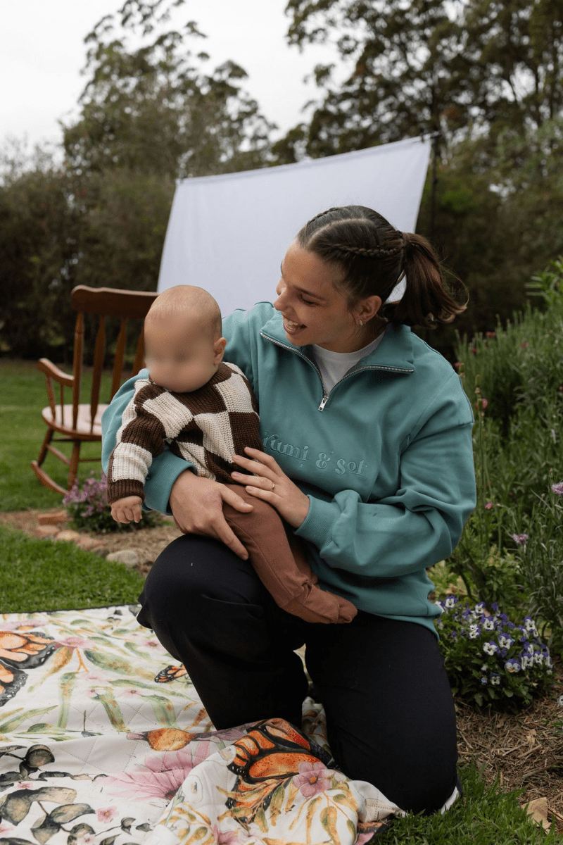 Teal Breastfeeding Jumper - Rumi and SolRumi and SolJumpers