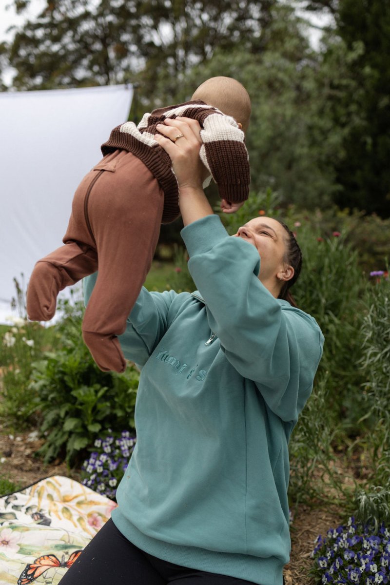Teal Breastfeeding Jumper - Rumi and SolRumi and SolJumpers