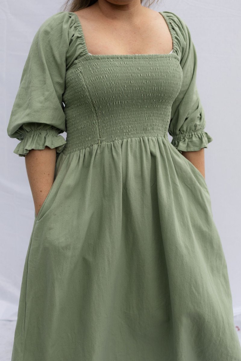 The Tiffany Dress - Olive - Rumi and SolRumi and SolDresses