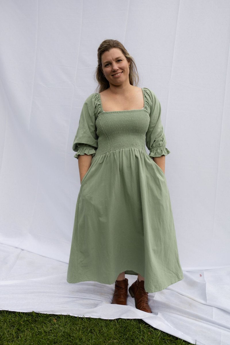 The Tiffany Dress - Olive - Rumi and SolRumi and SolDresses