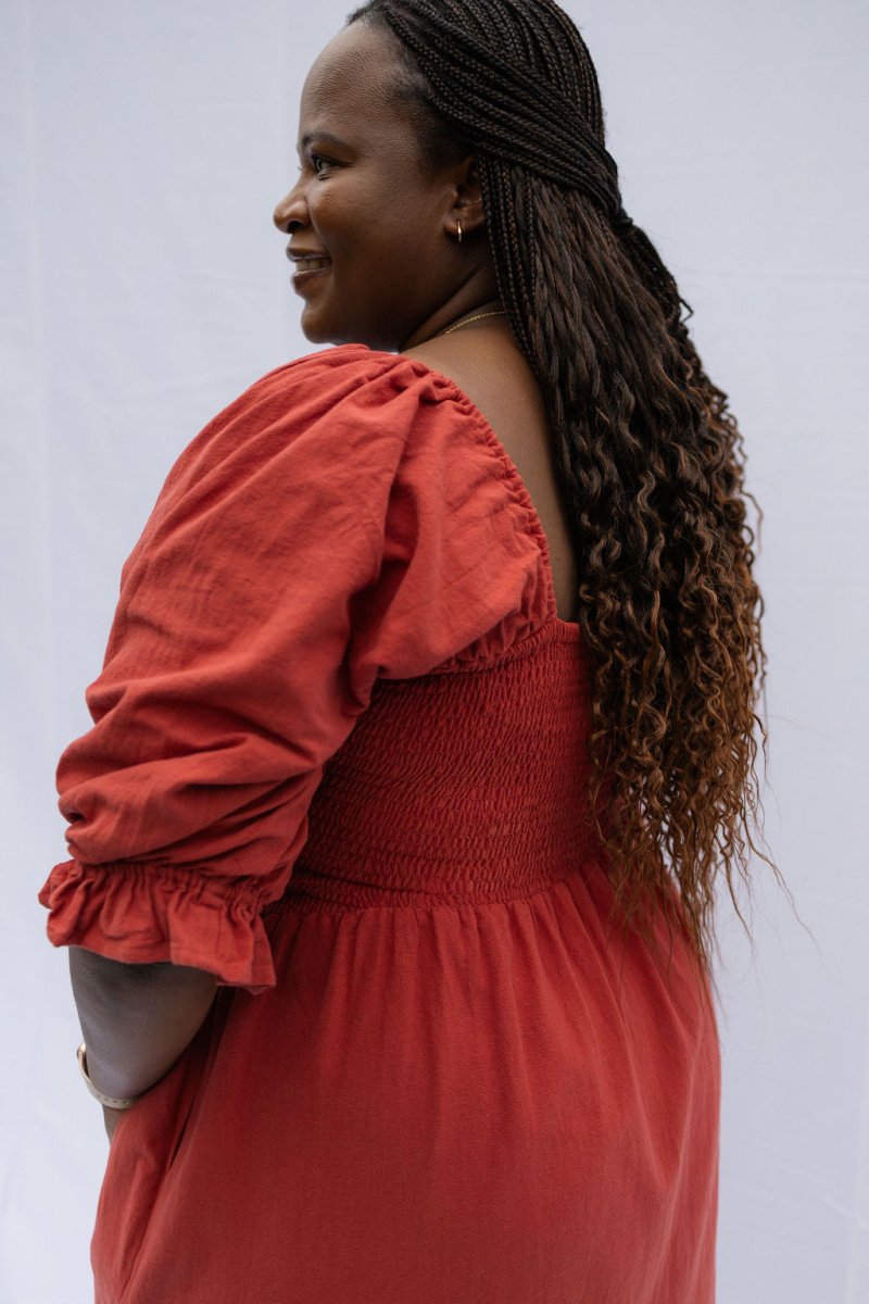 The Tiffany Dress - Rust - Rumi and SolRumi and SolDresses