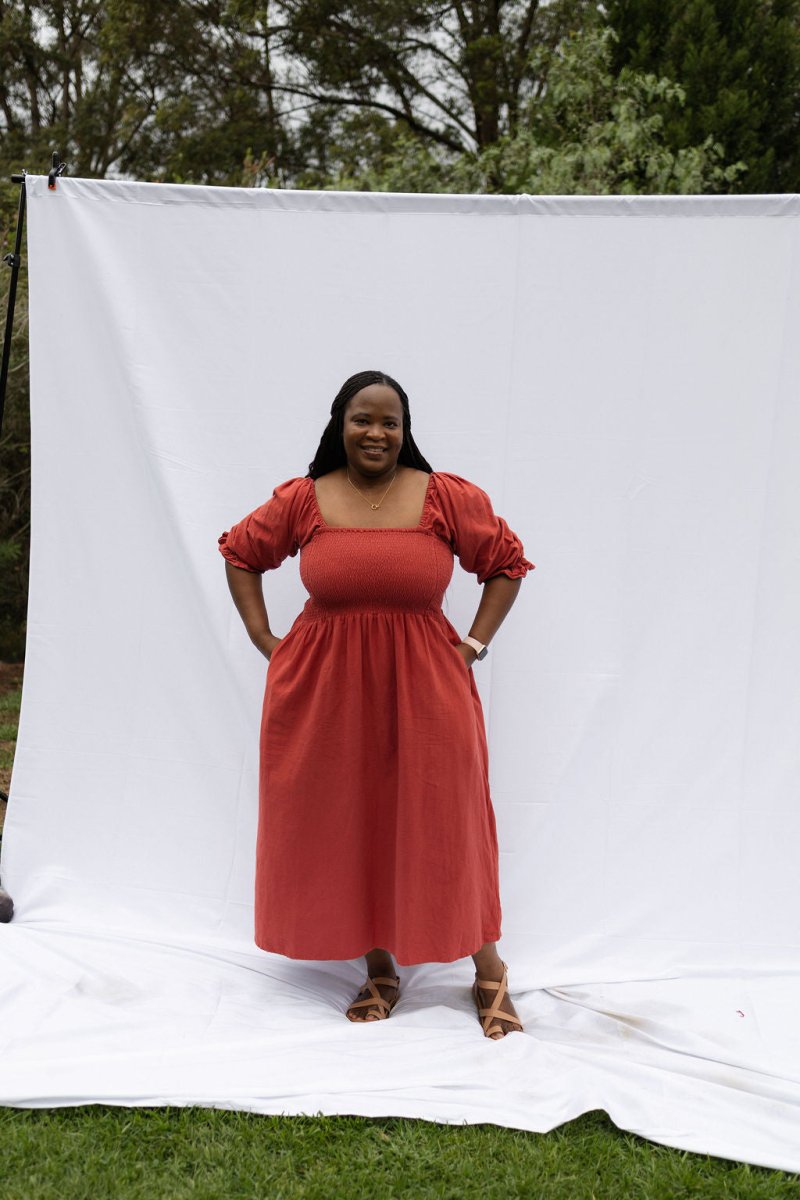 The Tiffany Dress - Rust - Rumi and SolRumi and SolDresses