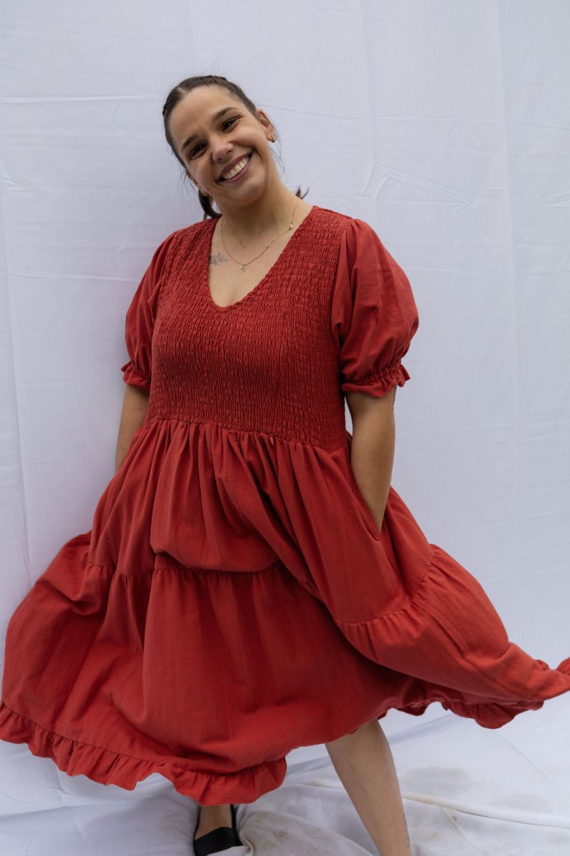 The Willow Dress - Rust - Rumi and SolRumi and SolDresses