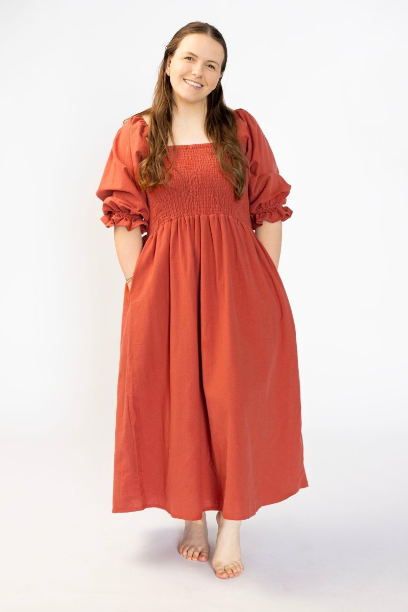 Tiffany Dress - Rust - Rumi and SolRumi and SolDresses