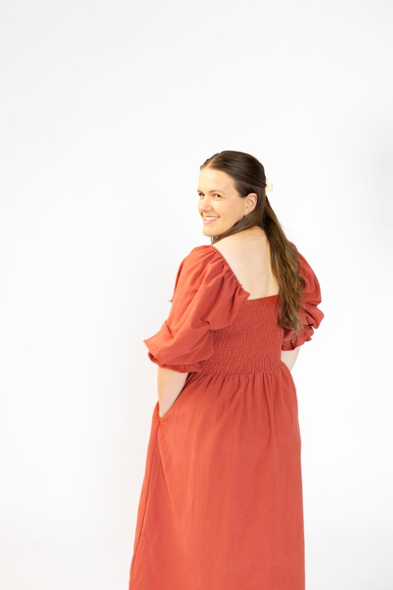 Tiffany Dress - Rust - Rumi and SolRumi and SolDresses