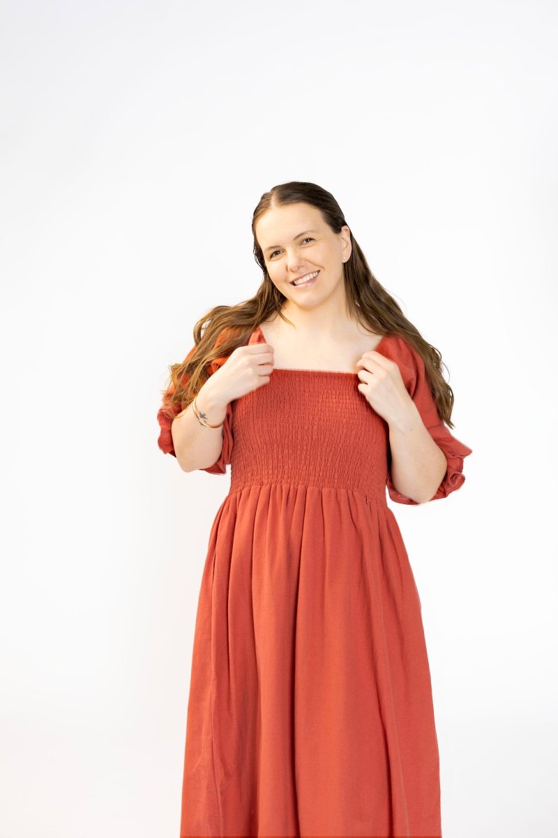 Tiffany Dress - Rust - Rumi and SolRumi and SolDresses