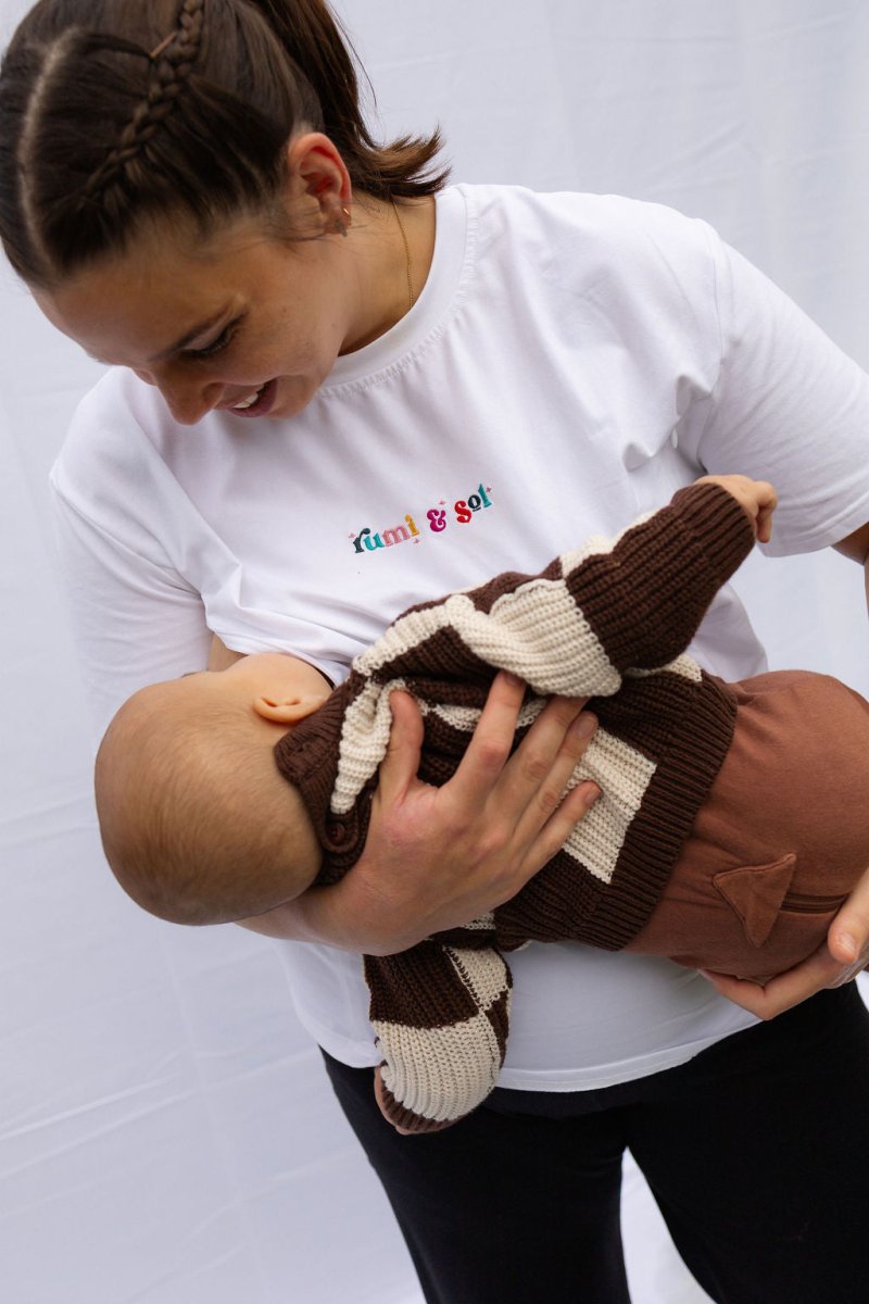 White Breastfeeding Tee - Rumi and SolRumi and SolShirts