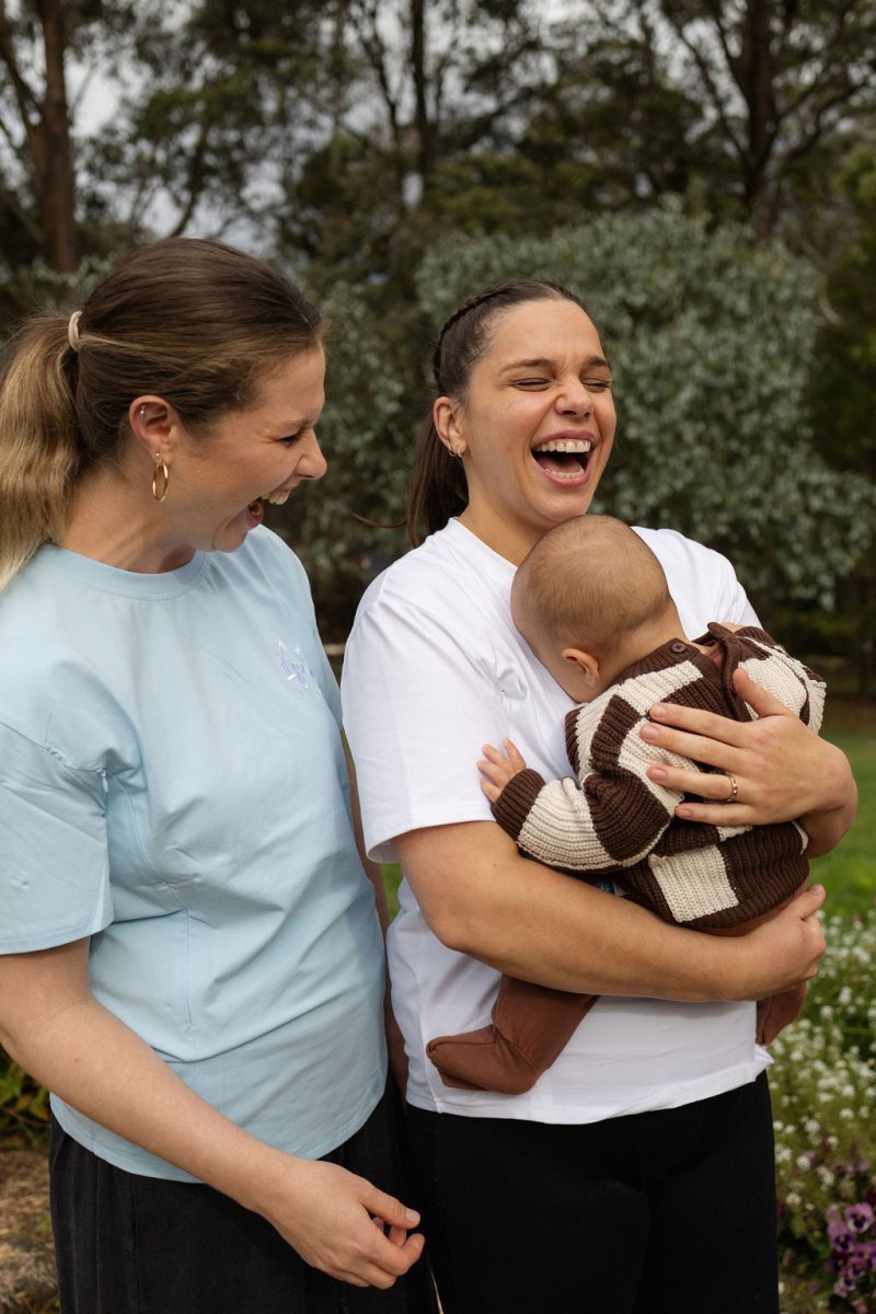 White Breastfeeding Tee - Rumi and SolRumi and SolShirts