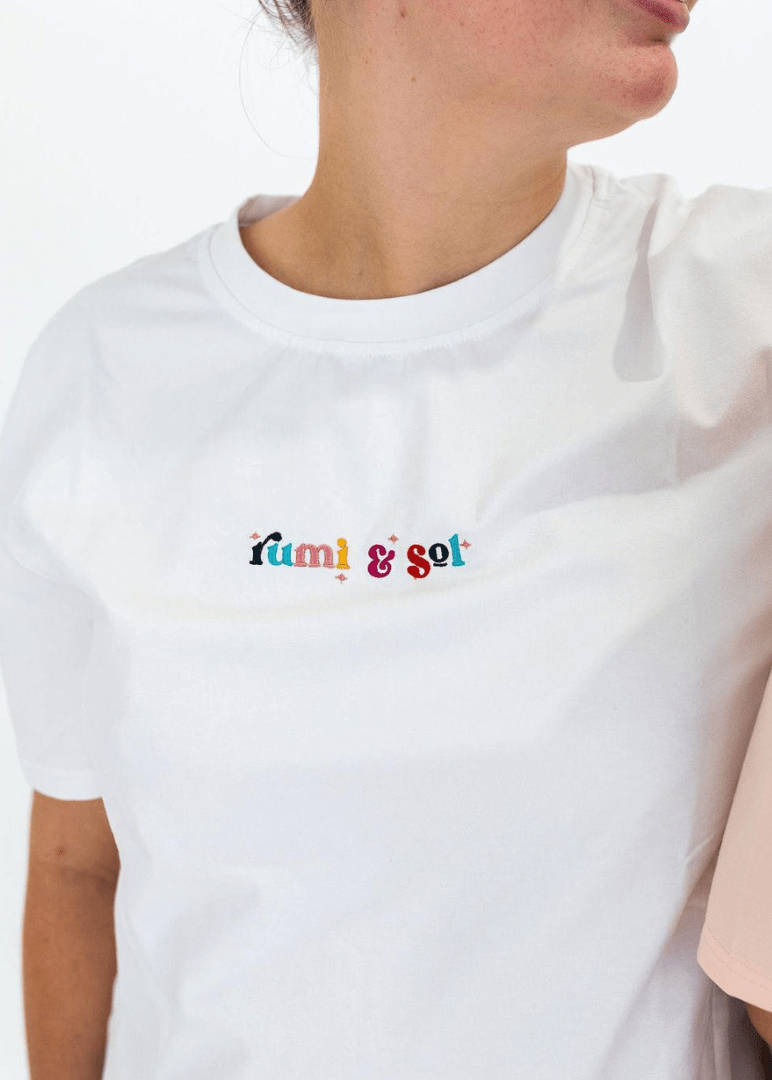 White Breastfeeding Tee - Rumi and SolRumi and SolShirts