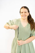 Willow Dress - Olive - Rumi and SolRumi and SolDresses